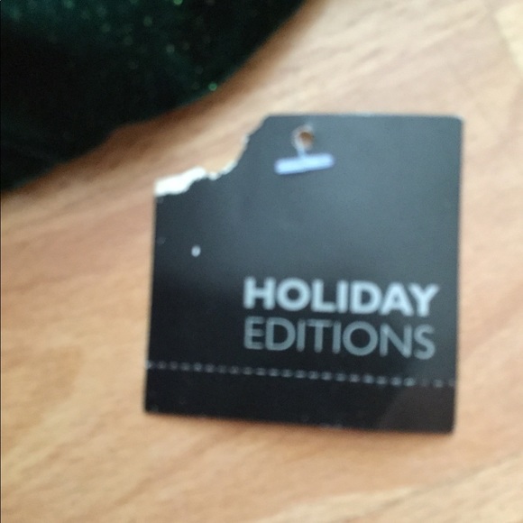 Holiday editions color green dress m/m(7/8) - Picture 5 of 5